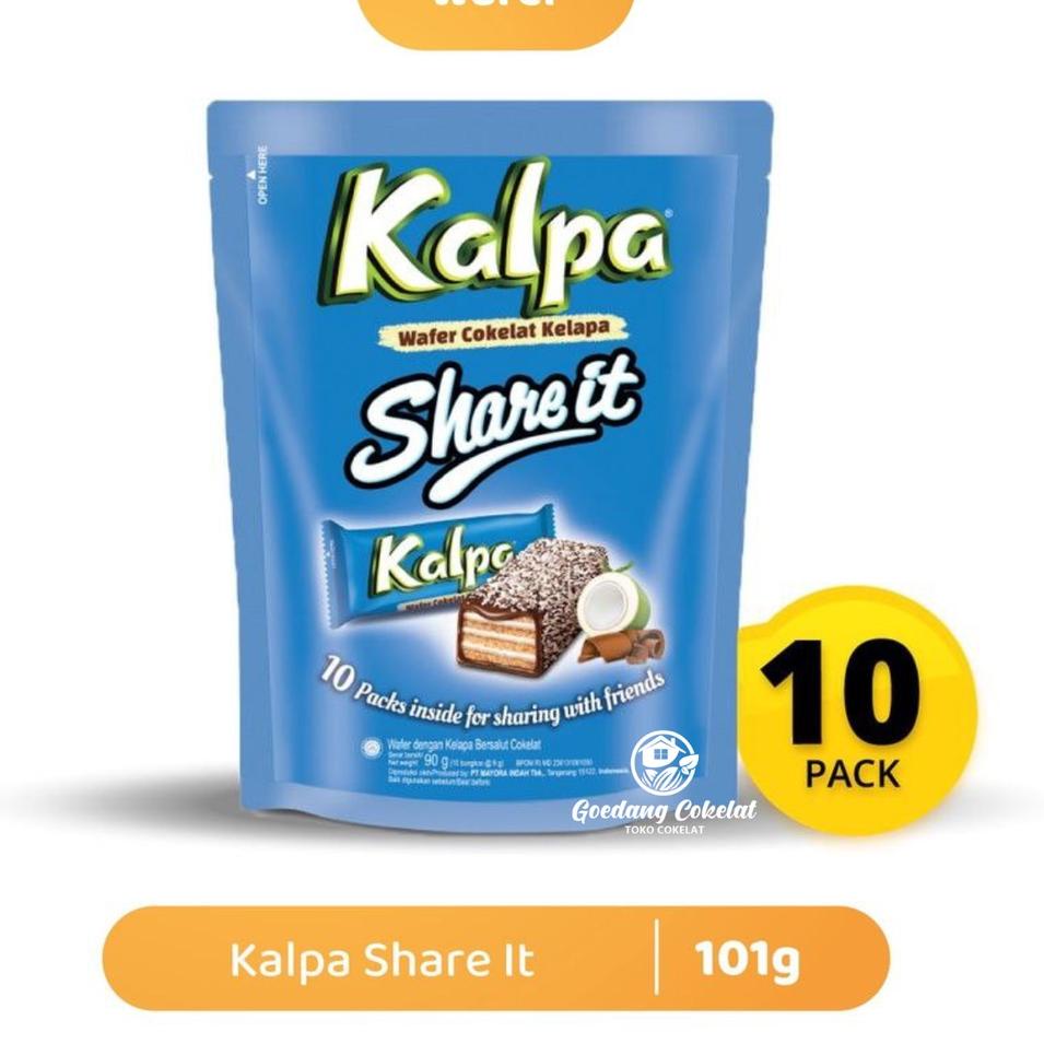 

Prioritas--Kalpa Share It Wafer Coklat Kelapa 1 Pouch Isi 10 Pcs