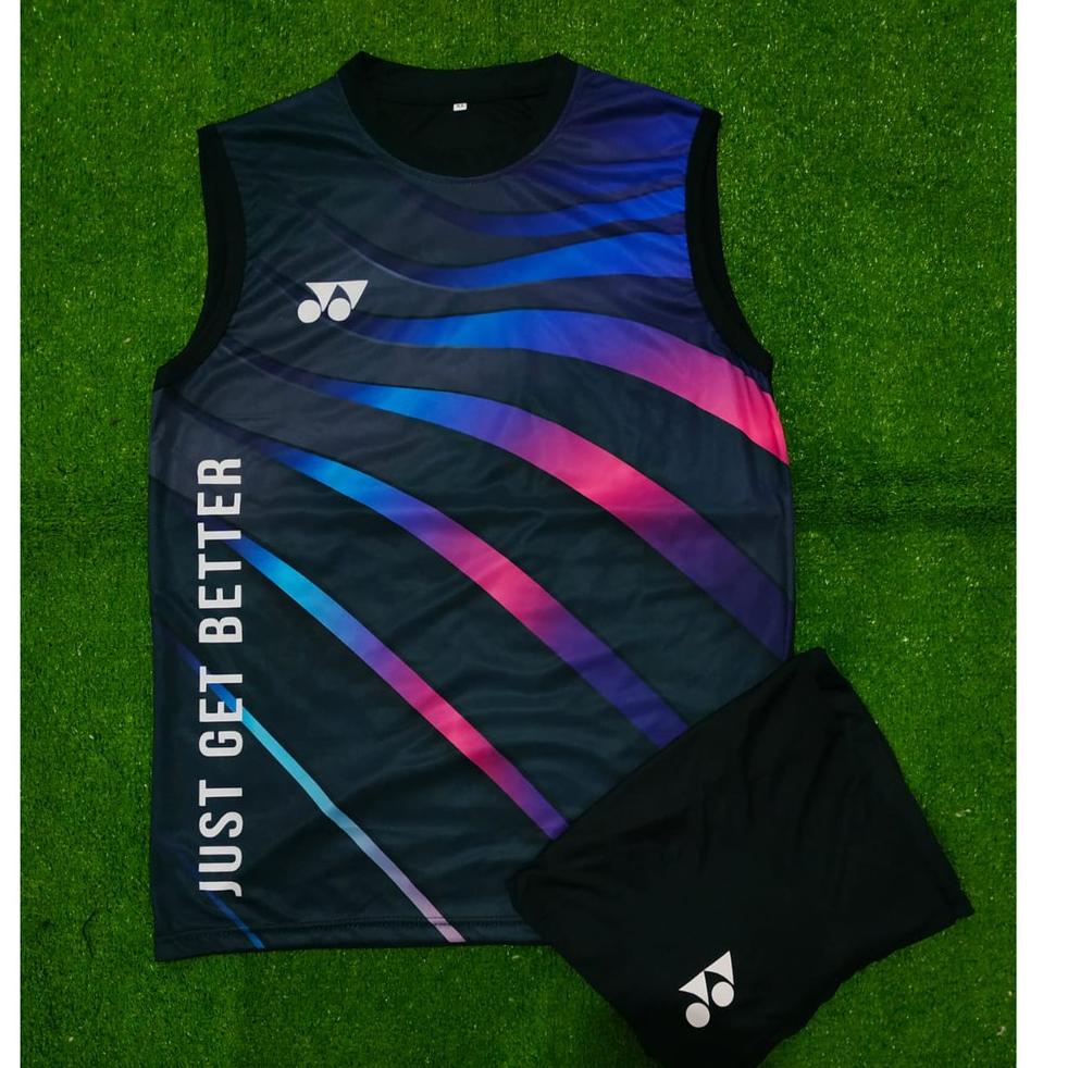 JERSEY ATASAN SINGLET YONEX SINGLET BADMINTON SETELAN SINGLET BULUTANGKIS BAJU BADMINTON VOLLY (KODE