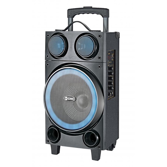 Speaker Bluetooth GMC 897 L 10 Inch Super Bass  Speaker Karaoke Free Mic 2 Pcs - Speaker Portable