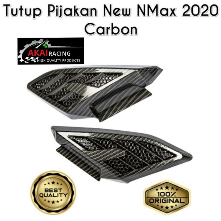 sepasang cover carbon nmax new pijakan body cover pijakan body nmax new 2020/2021/2022