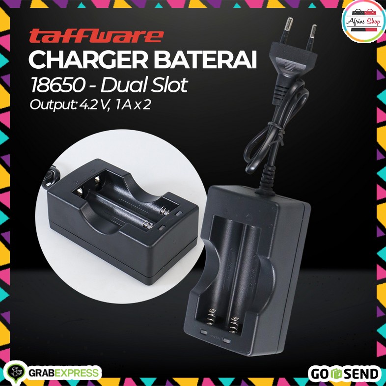Cas Baterai 18650 2 Slot Charger Battery