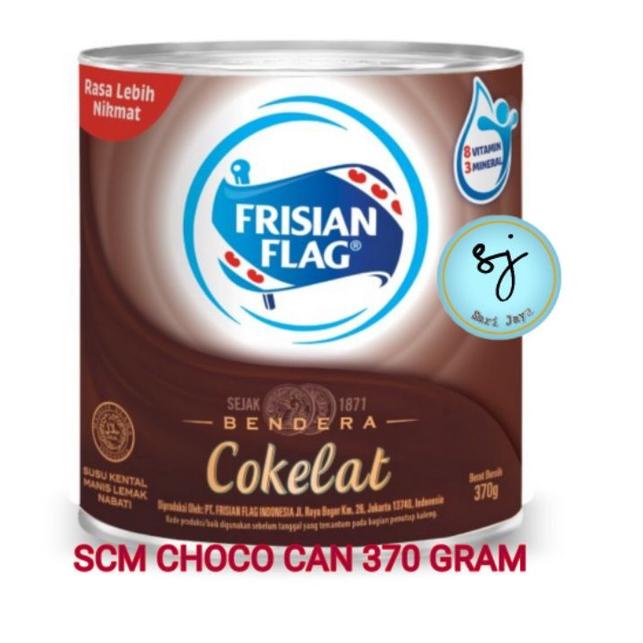 

Barang keren--Frisian Flag Bendera Susu Kental Manis Cokelat Kaleng 370 Gram