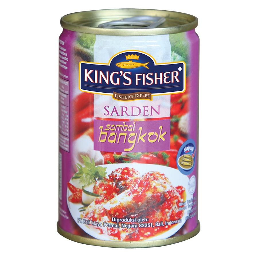 

idU0g0F--King's Fisher Paket 2 pcs Sarden saus bangkok Makanan Kaleng 425 gr