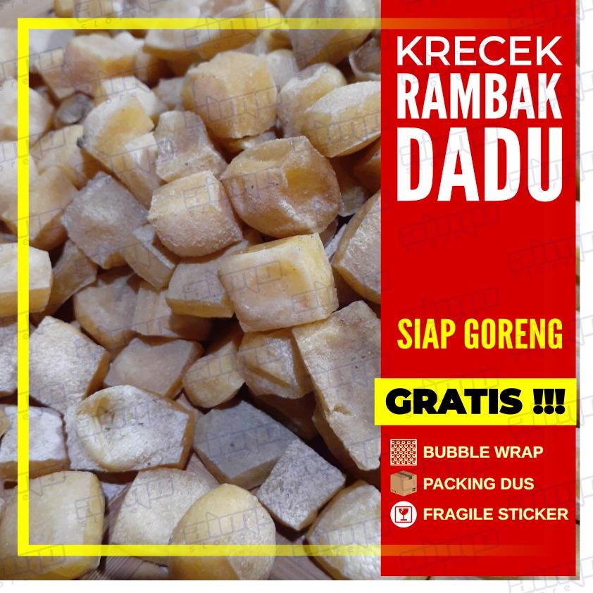 

Diskon Promo.. Kerupuk Rambak Kulit Sapi Krecek Dadu Dorokdok Mentah Krupuk Kerecek Asli Mojokerto Halal 200gr 40