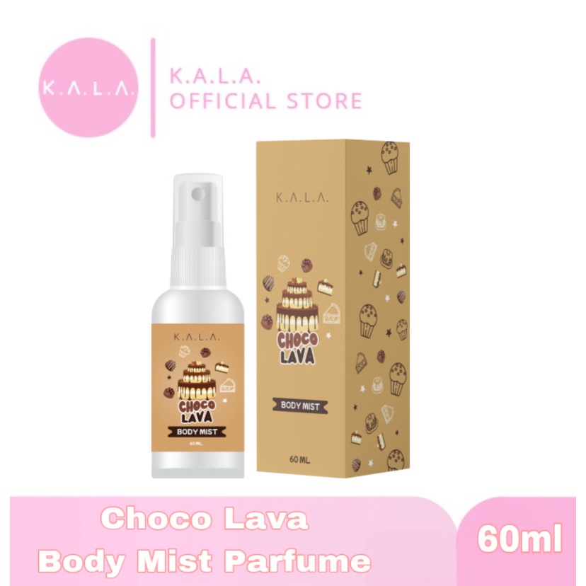 KALA Body Mist Parfum Spray 60ml Parfume Tahan Lama Chocolava BPOM