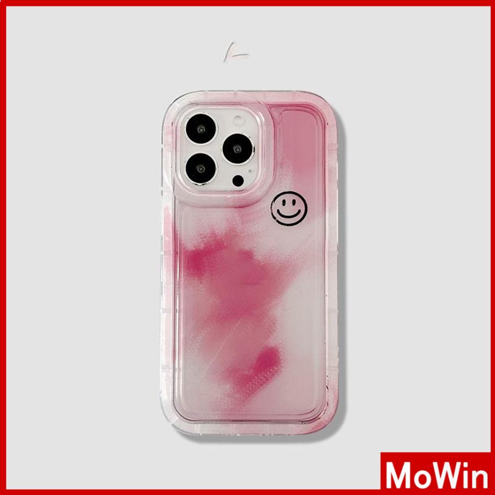 For iPhone 14 Pro Max iPhone Case Soft Case TPU Clear Case Airbag Shockproof Protection Camera Smiley Gradient Compatible For iPhone 13 Pro Max 12 Pro Max 11 Pro Max 7plus XR xs