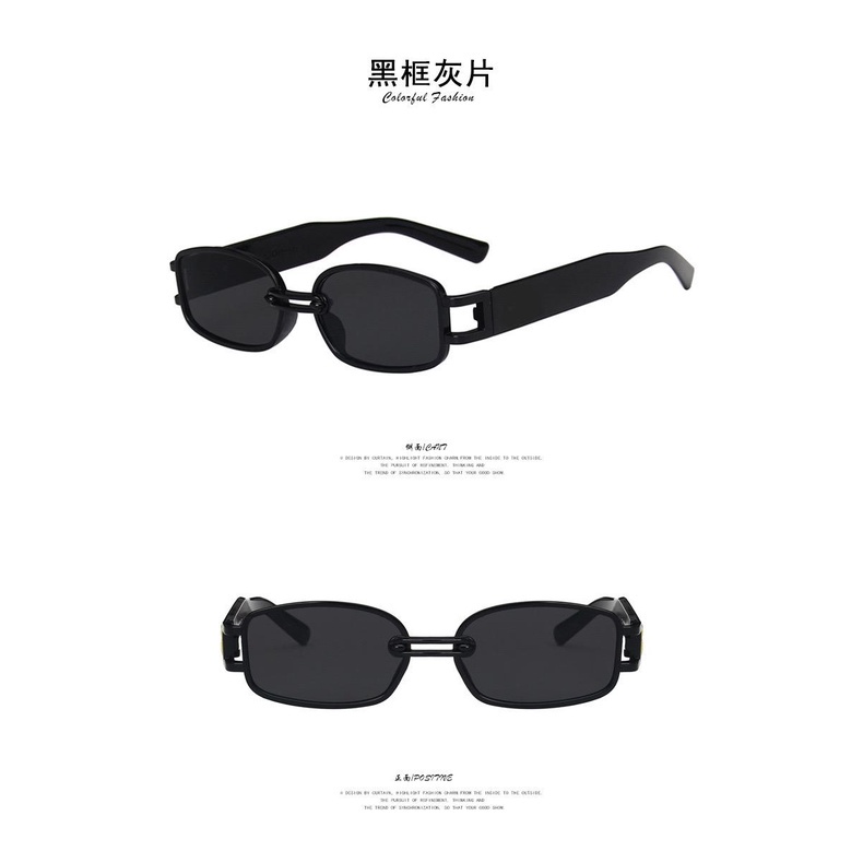 Kacamata Hitam Korean Ulzzang Gaya Wanita Rectangle Shades Retro KACA MATA Sunglasses