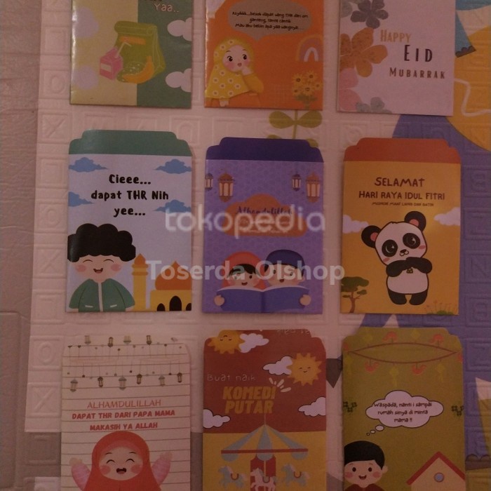 

Murah Promo Angpao Lebaran 1 Pack Isi 10 Amplop Idul Fitri Ukuran Tanggung Diskon