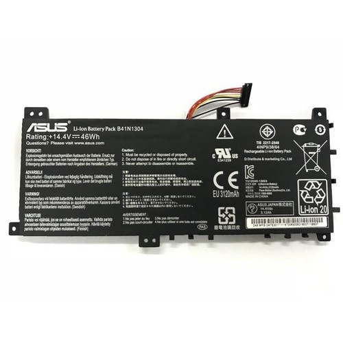 Baterai Laptop Asus A451 A451L A451LN A451LB A451LA B41N1304 Series