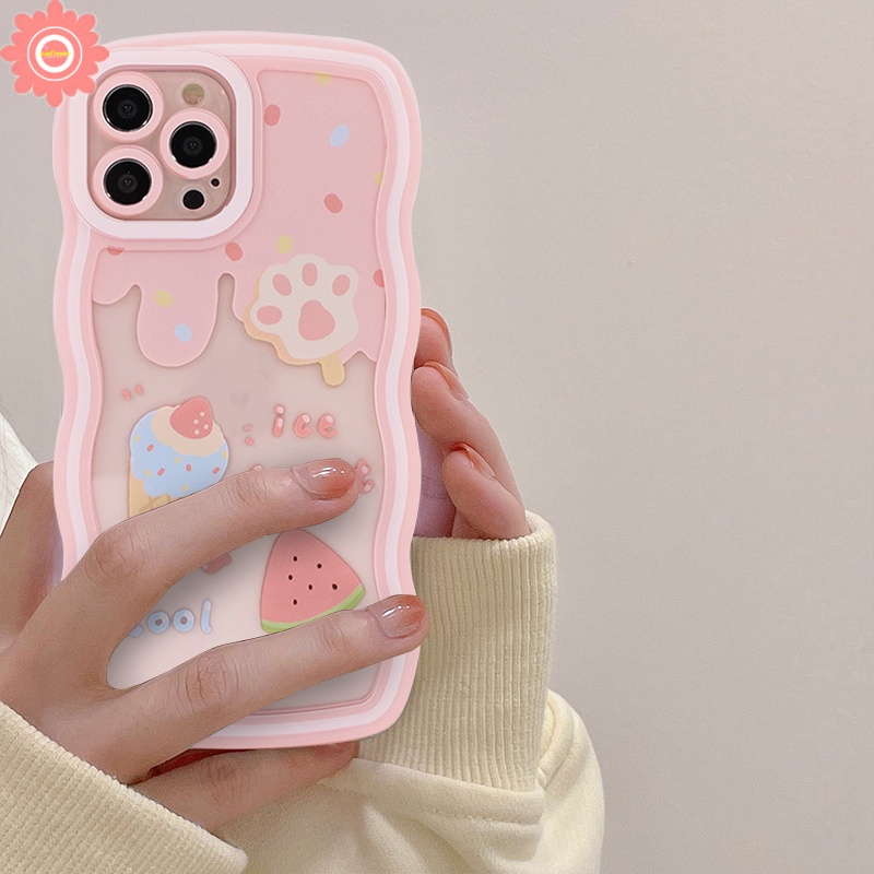 Casing Softcase TPU Redmi 10 9T 10A 9 9A 9C NFC Redmi Note 10 11 10s 9 8 11s 10 Pro Max Plus Motif Strawberry Bear