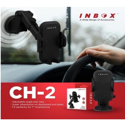 INBOX Holder Stand Mobil CH 1 / 2 / 3 / 4 360 Rotate Car Holder Handphone
