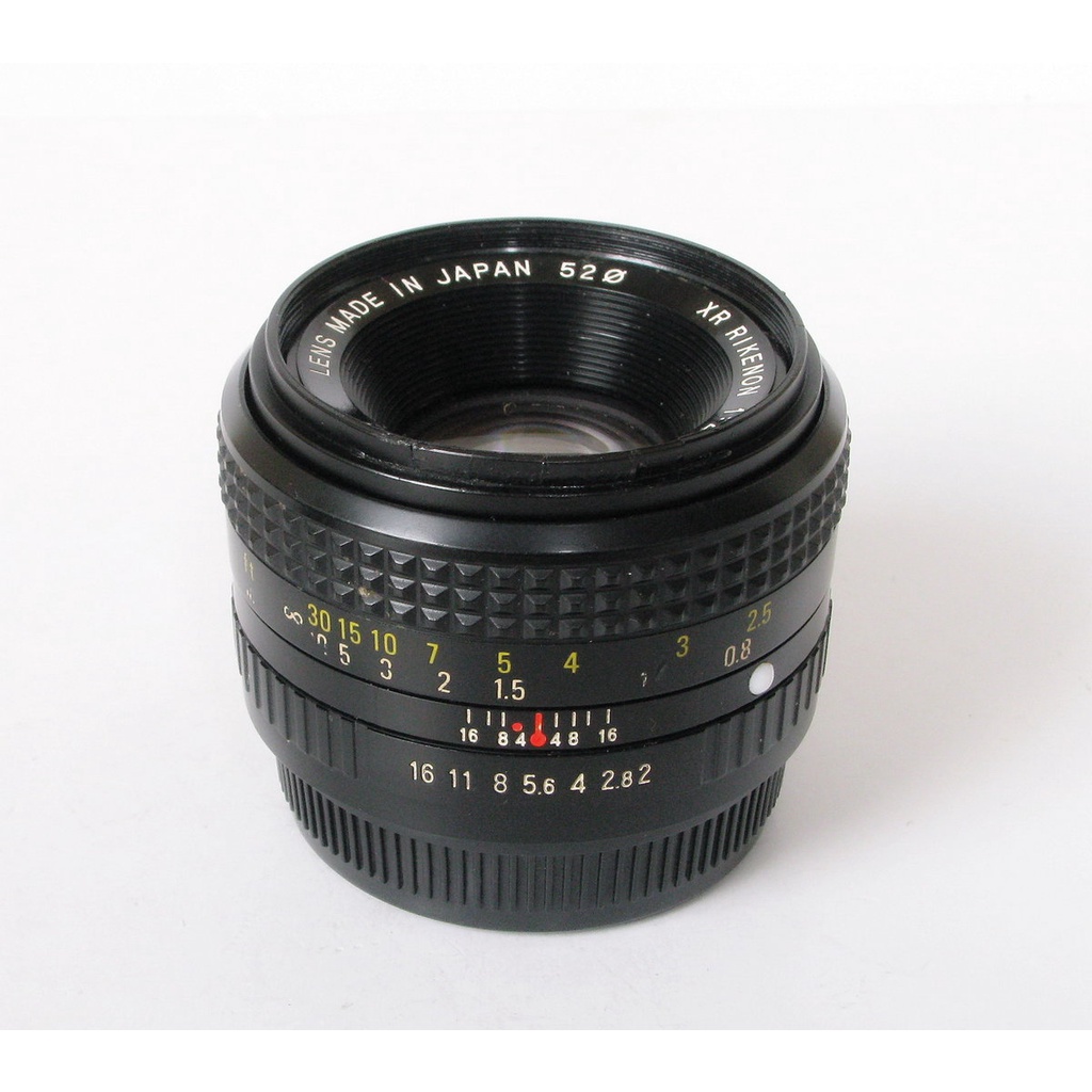 RICOH 50mm F2 RIKENON XR No192707-Tone Bokeh ASYIK-Lensa Manual