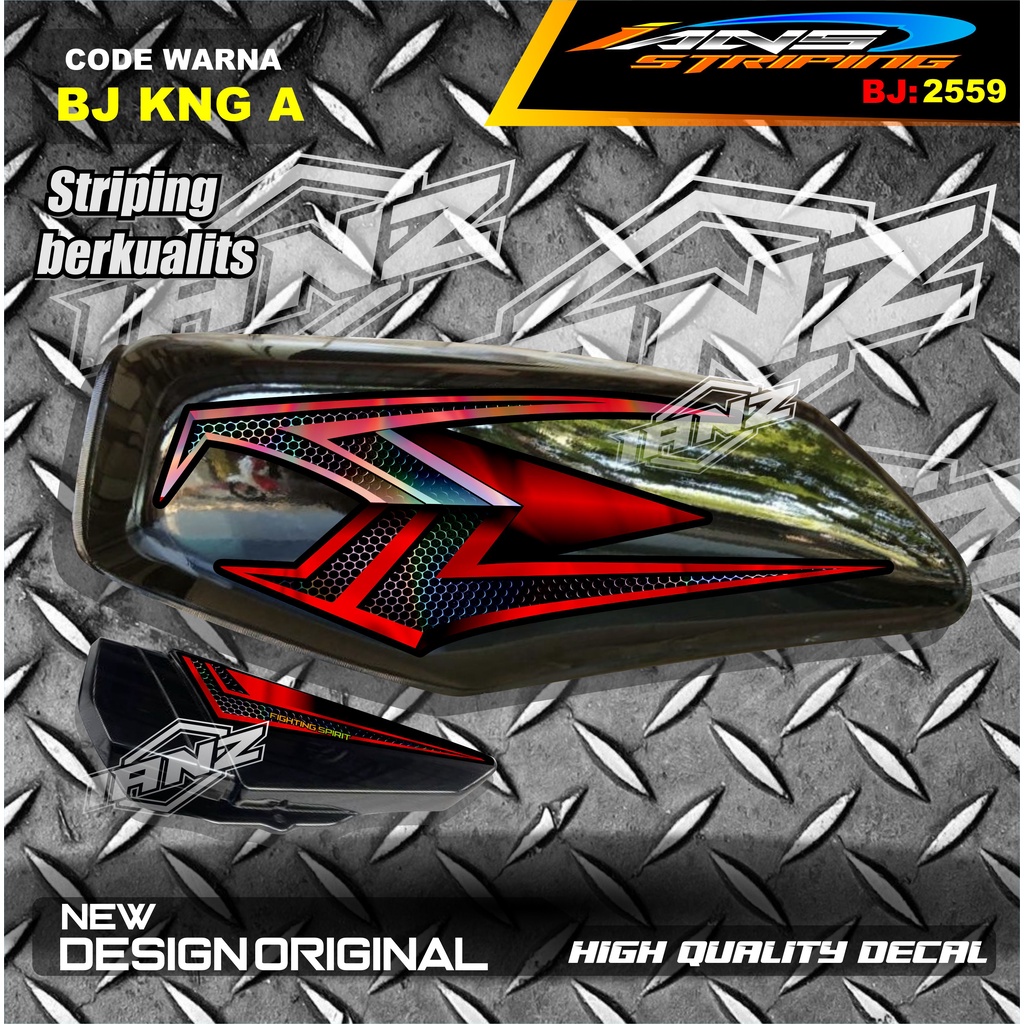 STRIPING RX KING VARIASI TERBARU / STICKER LIST RX KING 2008 / STRIPING RX KING 2004 / STICKER MOTOR