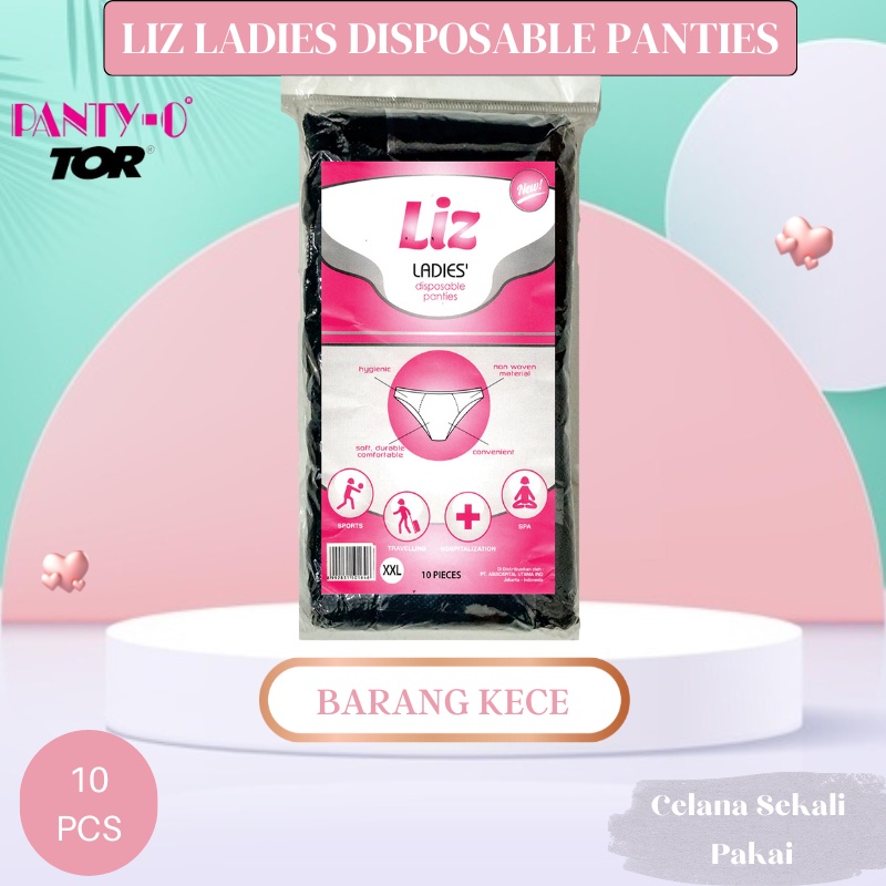 Jual Cd Celana Dalam Hitam Wanita Sekali Pake Disposable Berpergian Salon Spa Liz Cod