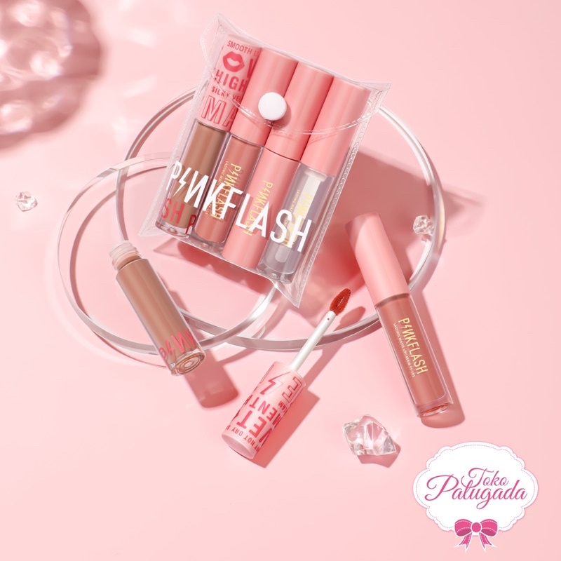 [BISA COD] Pinkflash #OhMyGloss High Shine Lip Gloss - Pinkflash Lipgloss