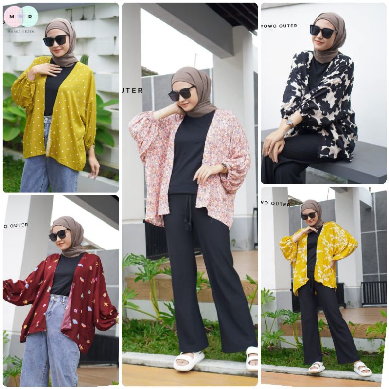 Kiyowo Outer | Outer Viscose | Cardigan Kiyowo | Outer Kiyowo Rayon | Cardigan Rayon Murah | Kiyowo 