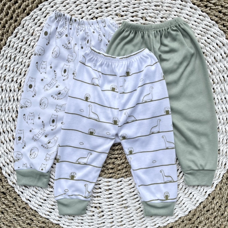 3 PCS Celana Bayi Panjang Celana Bayi Baru Lahir Celana bayi Newborn DNW BABY