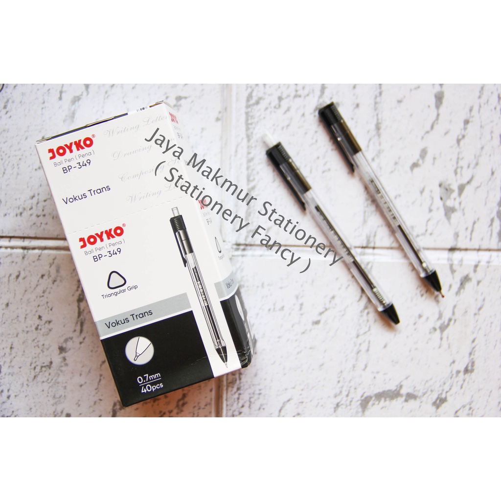 Pulpen Pen Joyko BP-349 Vokus Trans 0.7 mm (10 pcs)