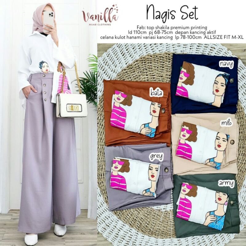Nagis Setelan Wanita by Vanilla Hijab Clothing