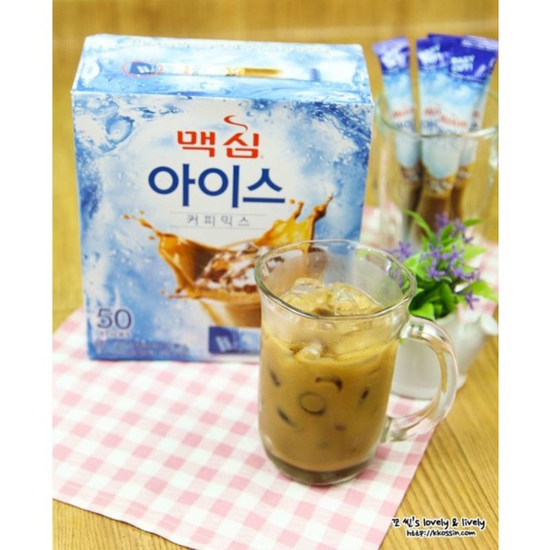 Maxim Ice Coffee Mix Ecer Kopi Instan Korea Ecer