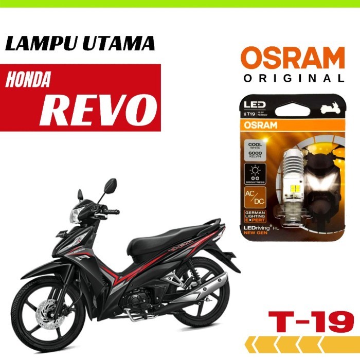 LAMPU DEPAN MOTOR REVO ABSOLUTE FIT LED OSRAM T19