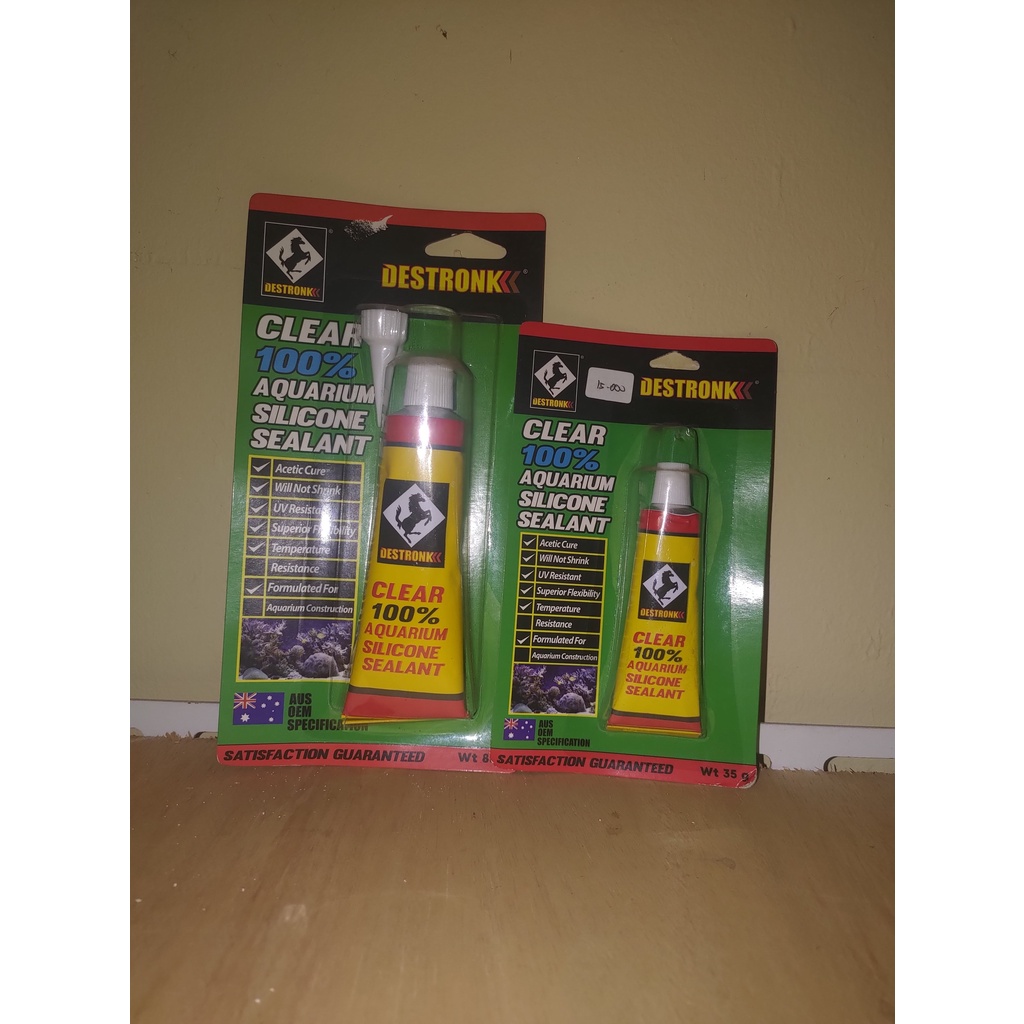 

DESTRONK SEALANT BENING | LEM KACA | SILIKON BENING AQUARIUM