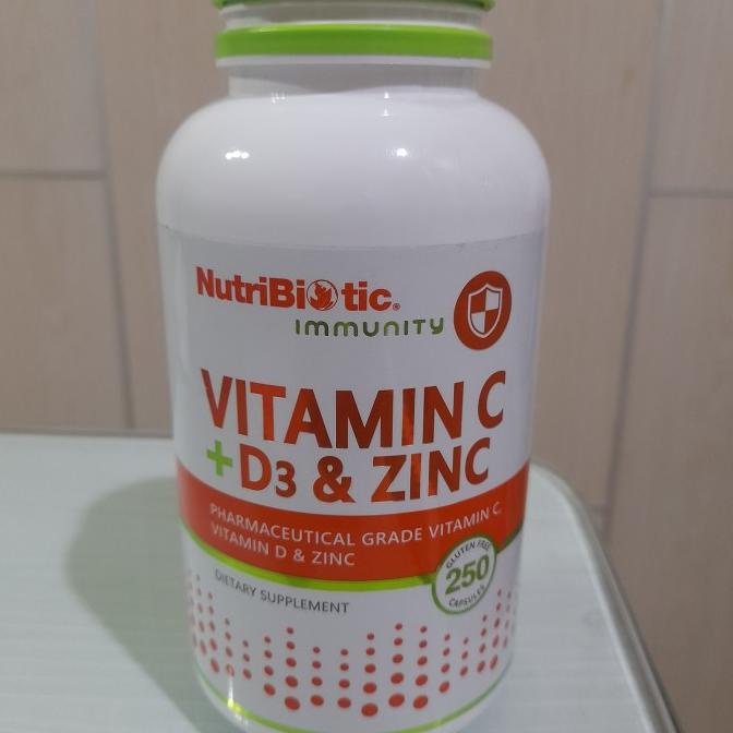 Nutribiotic Vitamin C D3 Zinc 250 capsule
