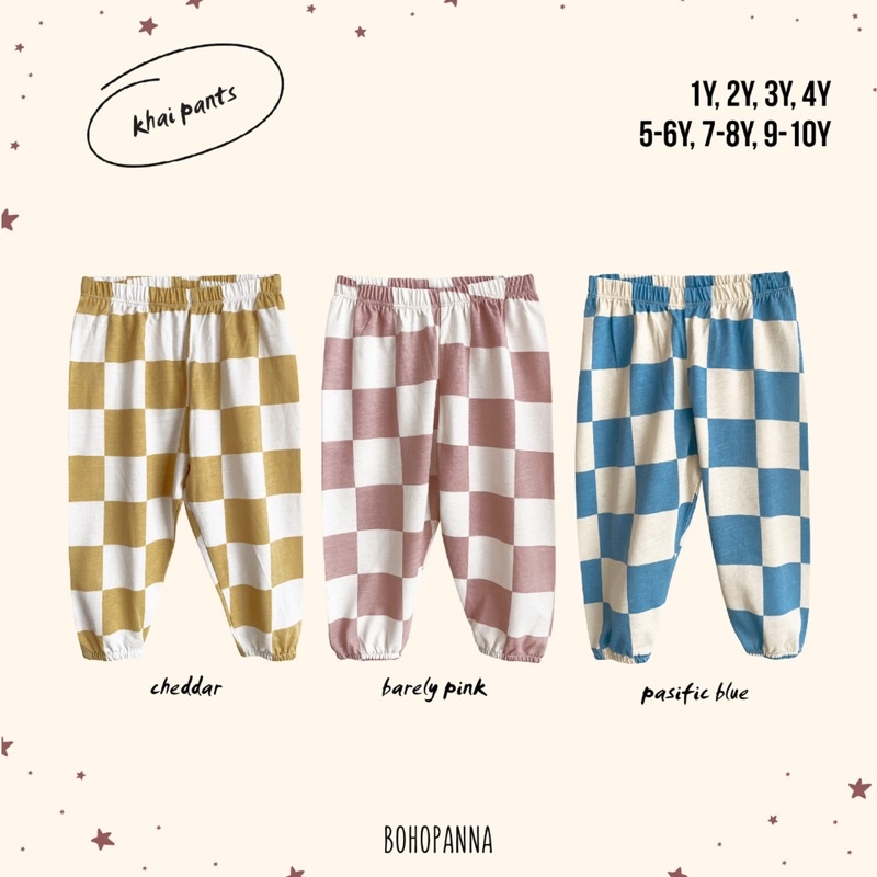 Bohopanna Khai Pants Unisex 1-10y / Celana Panjang Anak