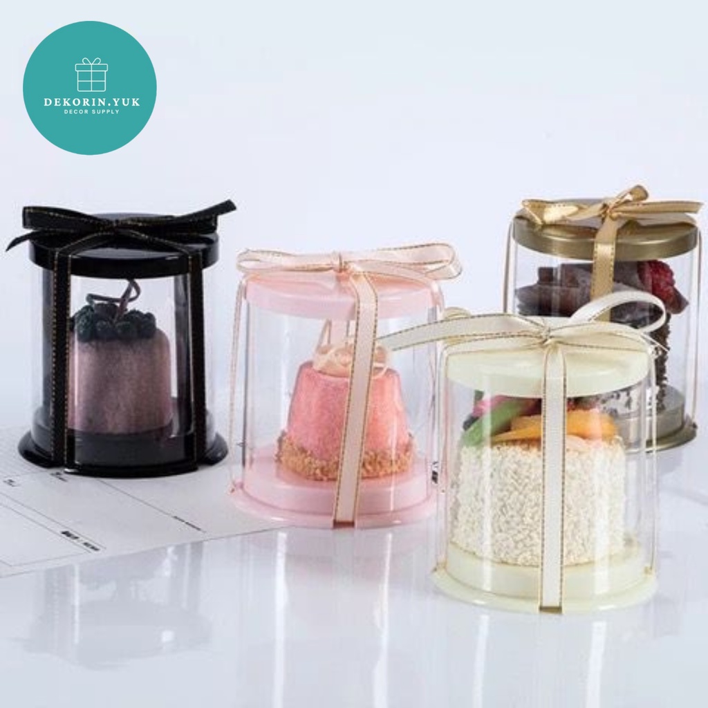 BOX KUE BULAT MINI box packing kue ulang tahun mika kue hampers box kue lebaran