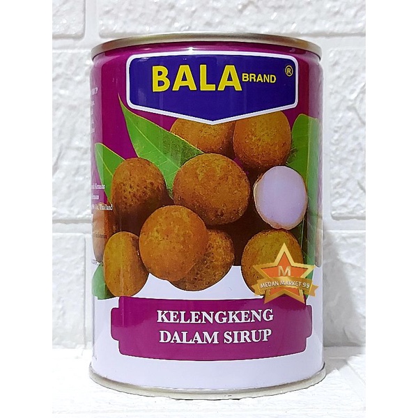 

LONGAN IN HEAVY SYRUP | BALA BRAND 565gr IMPORT THAILAND | BUAH KELENGKENG KALENG