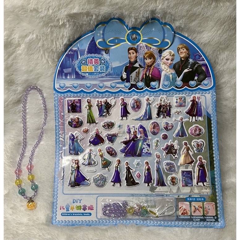 

Isi 2 / Isi 3 in 1 stiker 3D dress up murah fashion stiker anak murah 3463