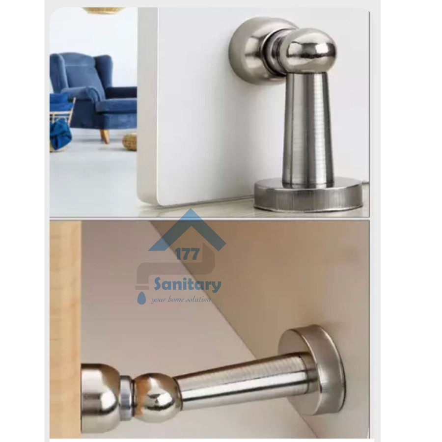 Door Stop Stainless Murah AMN- Penahan Pintu -Doorstop Magnet Pintu Door Stopper Ganjal penahan Stenlis C34