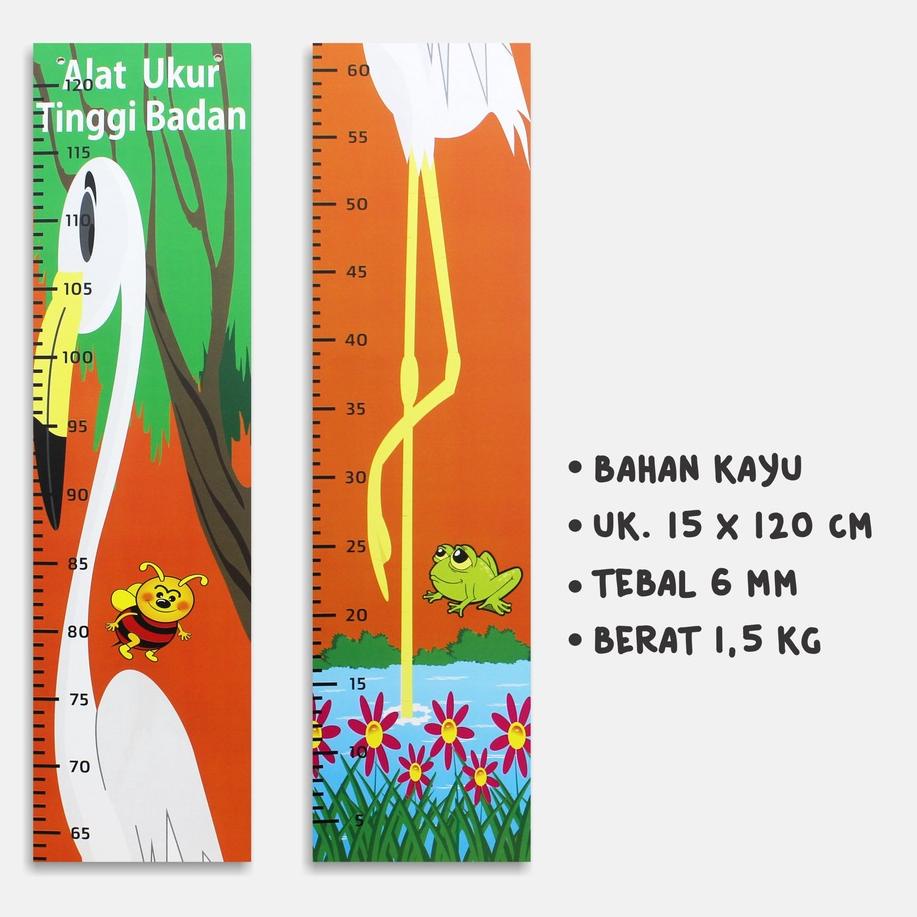 Best Product Pengukur tinggi badan / Alat Ukur Tinggi Badan Anak Desain Gambar menarik untuk anak an