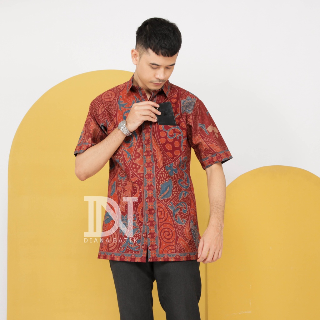 KEMEJA BATIK KATUN BALIAN by Diana Batik