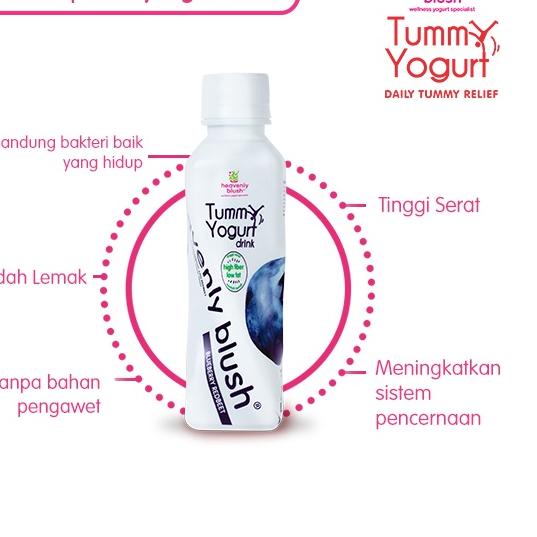

Promosi Menarik--Yogurt Heavenly Blush Tummy Drink Blueberry Redbeet [12 x 180 ml]