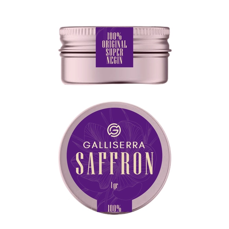 SAFFRON PREMIUM GALLISERRA 100% SUPER NEGIN IRAN