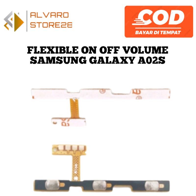 Flexible On Off Volume Samsung Galaxy A02S Original