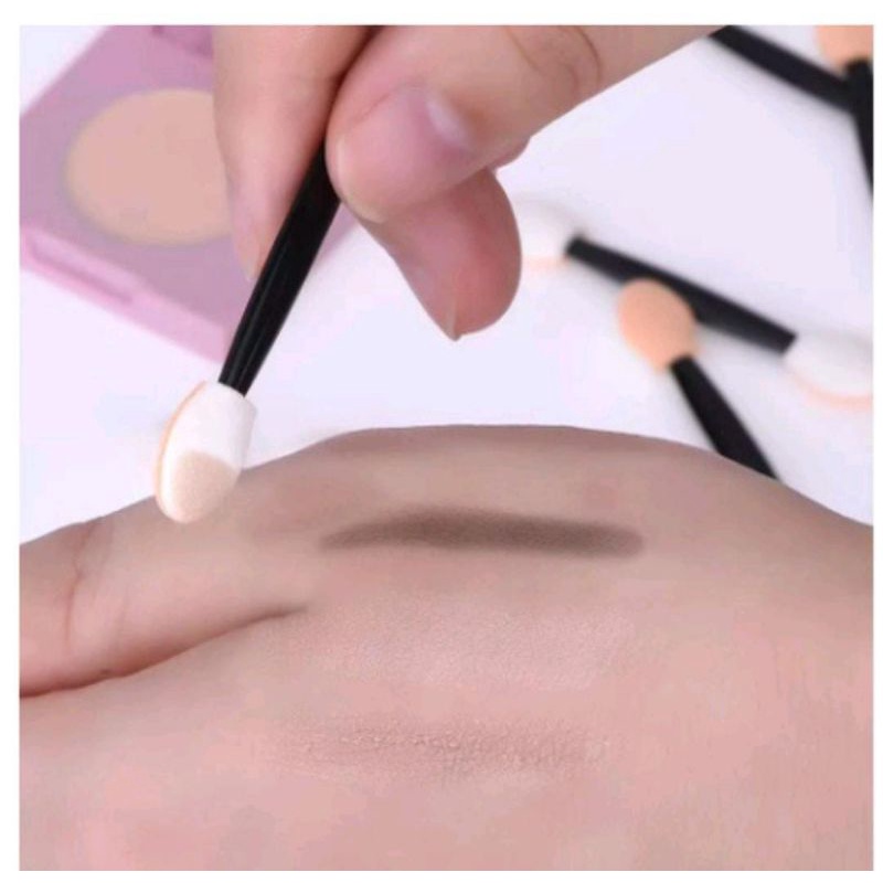 Kuas Eyeshadow / Mini Brush Eye Shadow / Kuas Spon Make Up Mata / Kuas Spons Eye Shadow Disposable / Sponge Kuas Eyeshadow Makeup