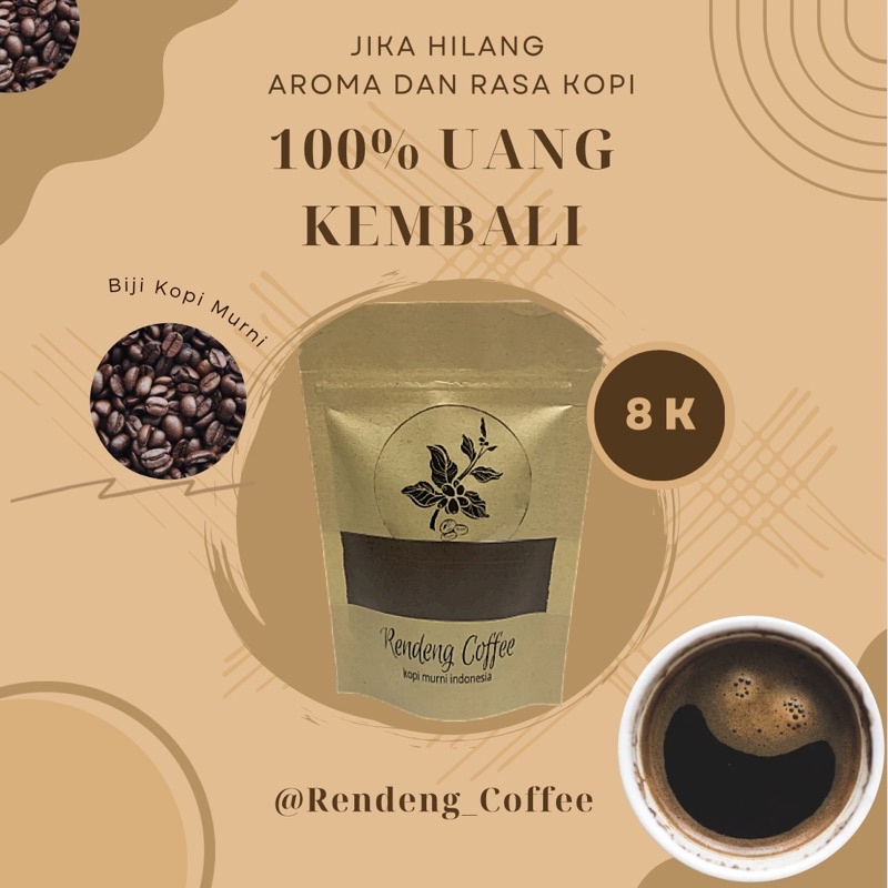 

50gram✅ KOPI HITAM MURNI DARI BIJI KOPI OLAHAN
