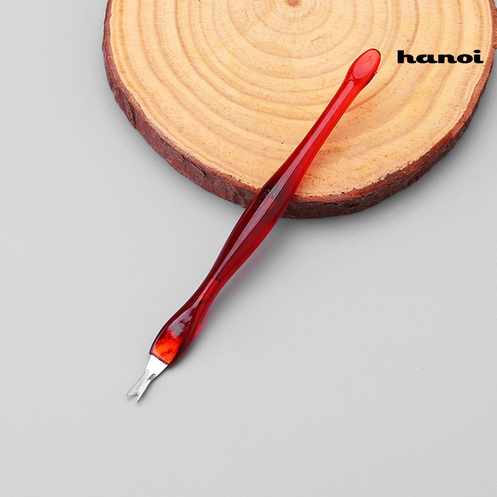 Hnx Garpu Stainless Steel Pembersih Kutikula / Kulit Mati Reusable Untuk Wanita