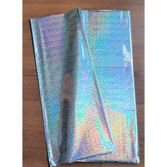 Plastik hologram motif 70x50cm warna warni pembungkus kado plastic wrapping metalic kertas pembungkus glossy bunga paket