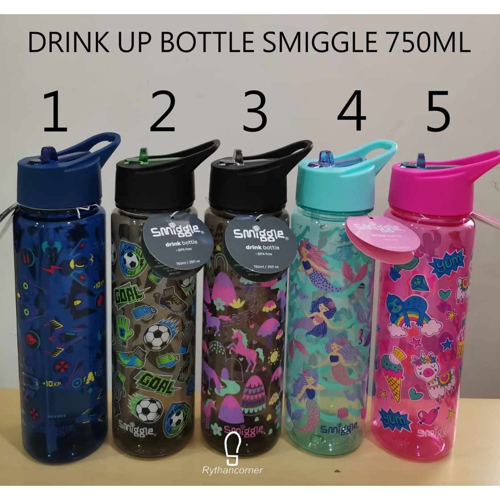 BOTOL MINUM JUNIOR GIGGLE SMIGGLE 450ML DAN 750ML