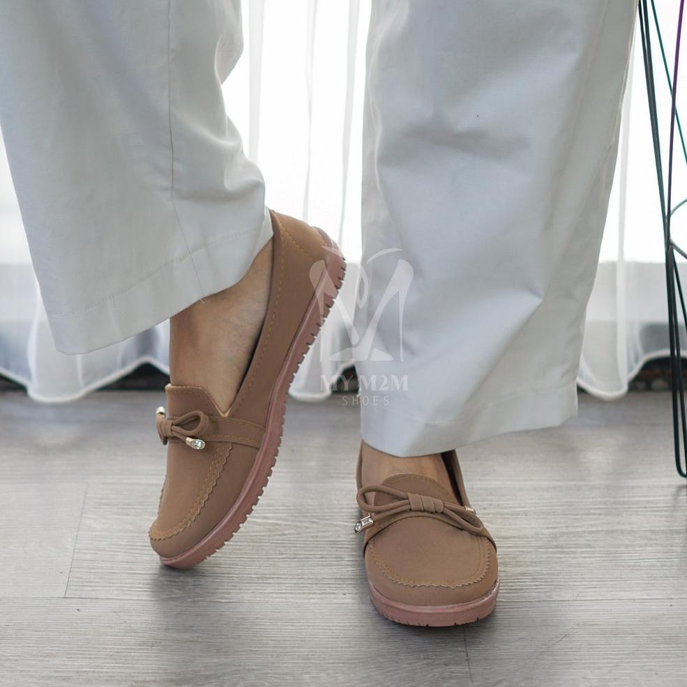 [Art. C1081H] Mym2m Beveria Sepatu Wanita Slip on Kasual Terlaris