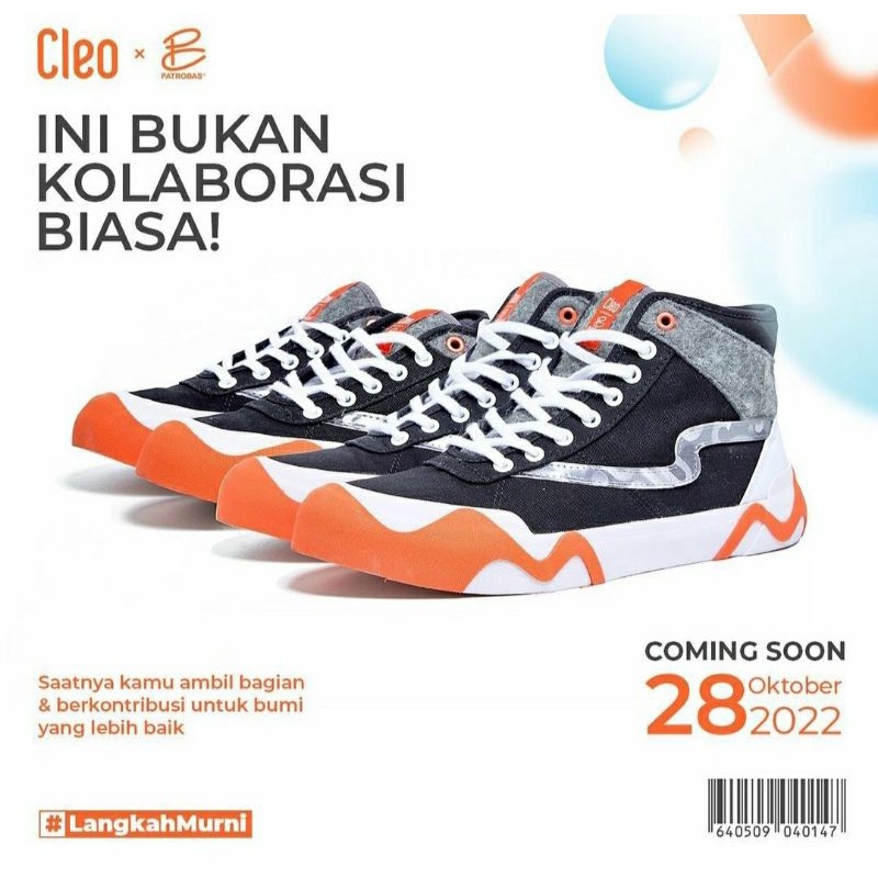 Sepatu Patrobas X Cleo / Patrobas Edisi Kemerdekaan 1945 (100% Original)