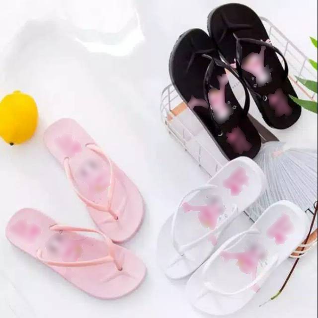 POKY - SANDAL JEPIT MOTIF PING PENTER SENDAL FLIPFLOP TERBARU