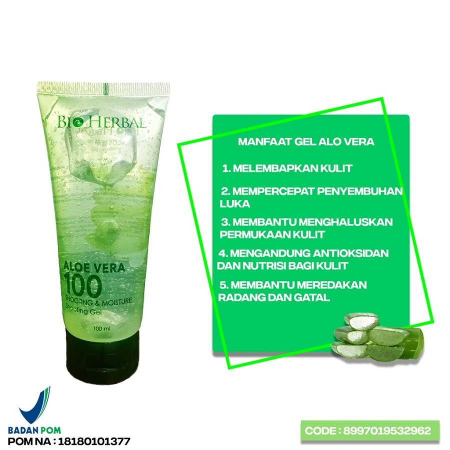 LT- 100% ORI BIO HERBAL ALOE VERA SOOTHING GEL / Bio Oil / Meilibahenling