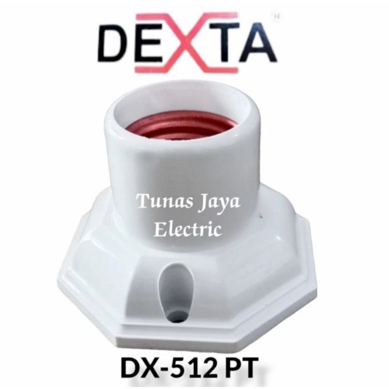 Fiting Plafon Segi 8 Putih DX-512 DEXTA (SNI)