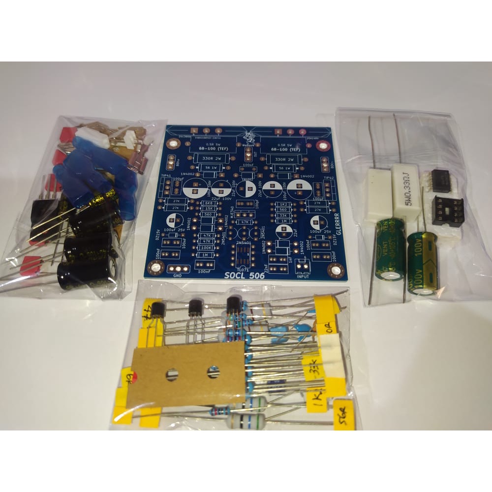 Jual SOCL 506 paket DIY (PCB + KOMPONEN) komplit tinggal rangkai