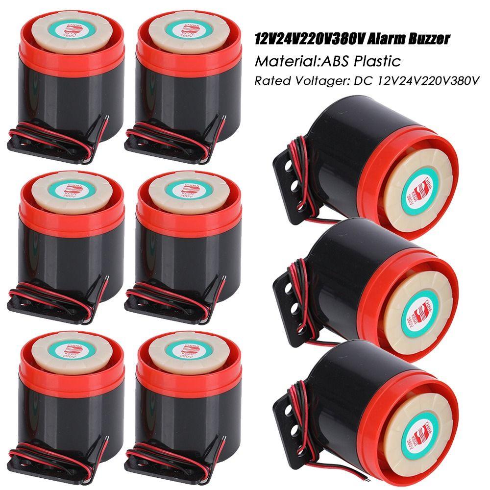 Solighter Alarm Buzzer Elektronik Alarm Mini Suara 12V24V220V380V Nada Konstan