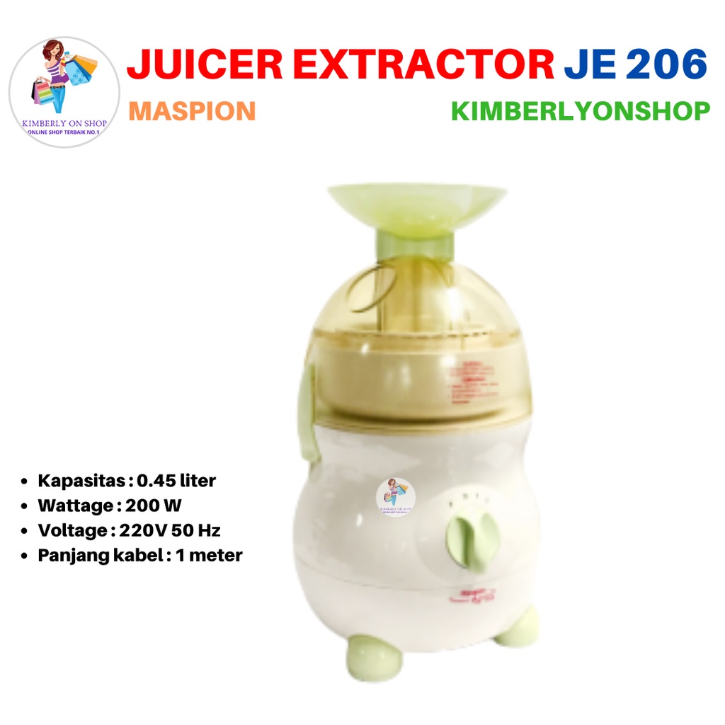 Juicer Extractor JE 206 Maspion